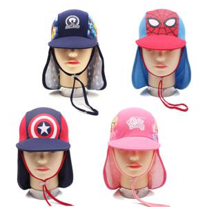 키즈노리] 유아동 캐릭터 플랩캡/썬햇/아동/유아/물놀이모자