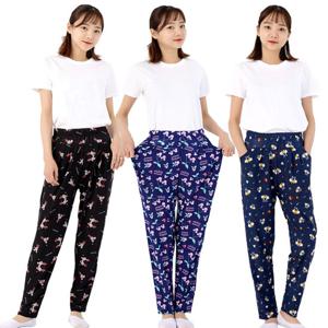 2종세트 여성 미키 9부 아이스팬츠 쿨팬츠 이지웨어 홈웨어