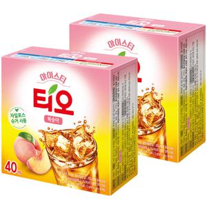 티오 복숭아 아이스티 40T x 2개