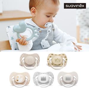 [스와비넥스] 화이트컬렉션 노리개젖꼭지 2단계(실리콘)