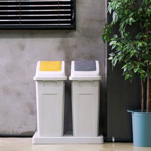 프랑코 대용량 분리수거함 2칸(100L)