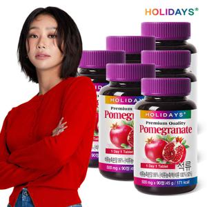 [GS단독][4+2] 홀리데이즈 석류 90정 6병 (18개월분)