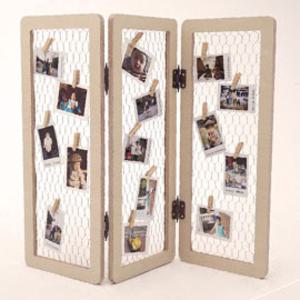 아름데코 에시 원목 미니 파티션 겸 사진걸이