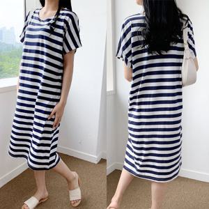 [민트위니]롱 루즈핏  롱단원피스