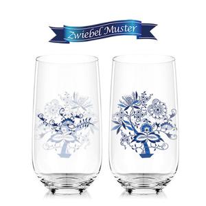 쯔비벨무스터 피에몬떼 크리스탈 맥주잔   2P