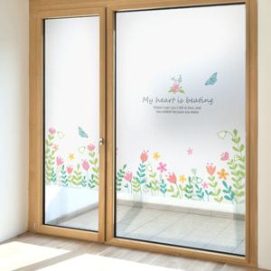 창문 시트지 칼라 안개시트지 두근두근설레임01 M-A