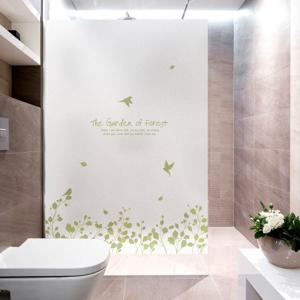 창문 시트지 칼라 안개시트지 숲속의정원01 M-A