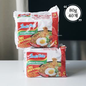 [본타몰] 인도미 미고랭 라면 80gX40개 볶음 비빔 맛있는 라면