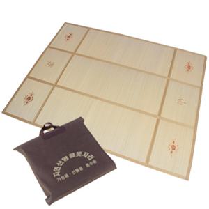 [대숲맑은] 왕골 보료 돗자리 왕 3단 접이식 180-230+커버포함