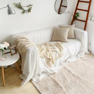 까사베르데 화이트 소파커버 310x210cm