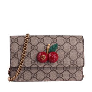 [GUCCI] 체리 GG 수프림 미니 체인백 481291 K9GXT 8694