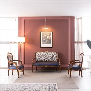 [더리체] 프렌디 리버티 엔틱 2인 의자