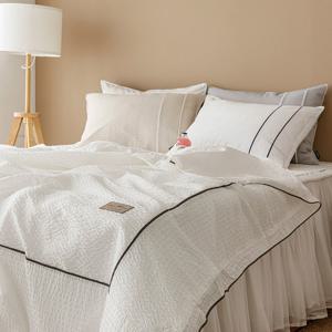 룸마이룸 로망스 뱀부 시어서커 여름 차렵이불 패드세트 Q