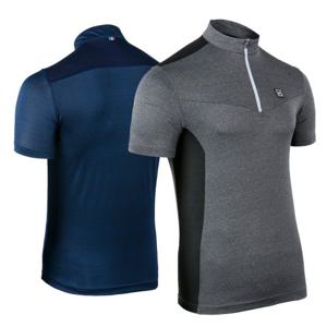 피크나인 에어패스 집업 티셔츠 여름 남성 등산 반팔티 작업복