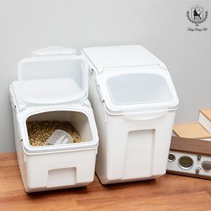 딩동펫 반려동물 이중캡 사료보관통 일반형_M