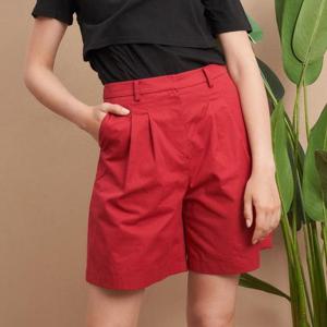 [무니드] [무니드]베이직 하프팬츠 - 레드