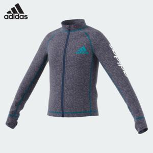 아디다스 FR 키즈 집업 래시가드 수영복 J BK5636