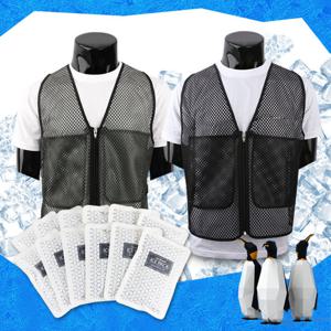 KK 올 망사 얼음조끼 아이스팩 12팩 여름 쿨링 작업조끼