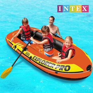 인텍스58358 익스플로러프로300보트 물놀이배 3인용 보트세트