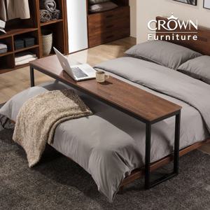 (착불상품) 철제 베드테이블 멀바우 슈퍼싱글사이즈