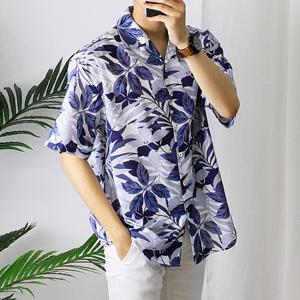 [후앙스] 오버핏 아마존스타일 하와이언 반팔남방 SMST3547