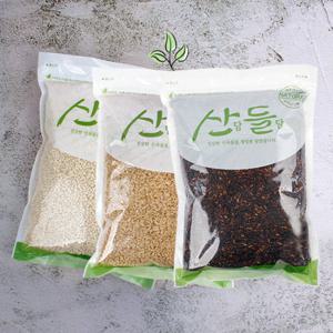 [산담들담] 우리잡곡 찹쌀/현미/찰흑미 각1kg(3kg)