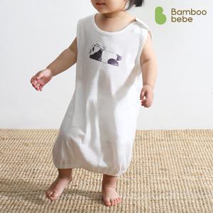 [밤부베베] 순한대나무 솔솔 팬더 수면 나시