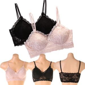 [브라렛] 쏘로사떼 레이스 끈 브라탑 BR1805/노와이어/레이스브