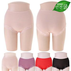 [인견팬티] 차밍 인견 레이스 팬티P305/쿨원단/노라인