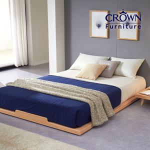 (착불상품) 로우 저상형 패밀리침대 Q 독립매트리스 포함