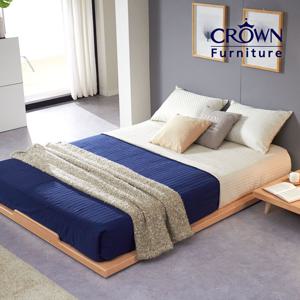 (착불상품) 로우 저상형 패밀리침대 Q CL라텍스 매트 포함