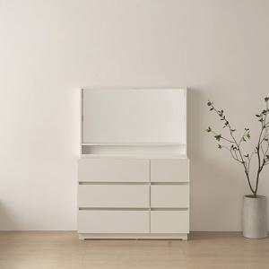 동서가구 아이즈 와이드 체스트 서랍장+거울 DF915003