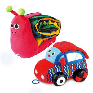 아기 헝겊책 2종 세트 - 꿈꾸는 달팽이 + 꿈꾸는 자동차