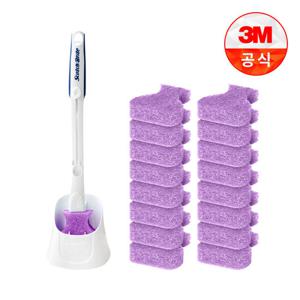 [3M]변기청소 베이킹소다 크린스틱 핸들+캐디+리필 17입