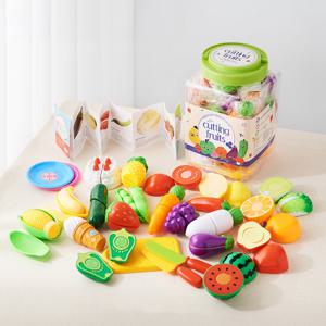 플레이맥스 과일자르기(통) 27종 /주방놀이 싹뚝썰기
