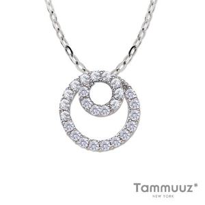 14K 화이트골드-[타뮤즈] 로맨틱 드림 팬던트 14k 체인 w707n