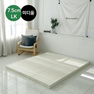 워너텍스 천연라텍스 매트리스 7.5cm 라지킹(LK) 방수속커버