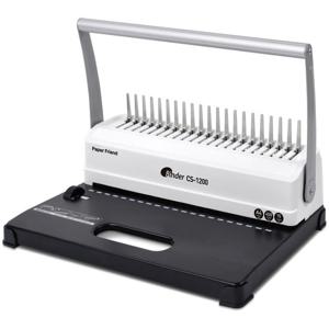 [현대오피스] 플라스틱링 제본기 CS-1200 +링+표지 마진조절 가정용 사무용