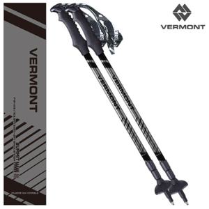 버먼트 써밋 그레이 3단 등산스틱 2개 1세트