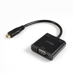 마이크로 HDMI to VGA 컨버터 NEXT-2417HVC-MR