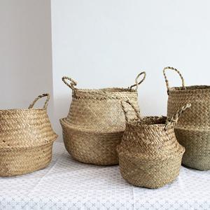 [샤이닝홈] 이너스 왕골 해초 라탄바구니 1+2+3+4호