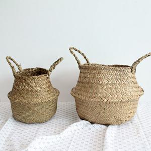 [샤이닝홈] 이너스 왕골 해초 라탄바구니 1호 2P