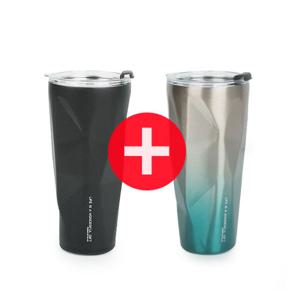 키친아트 락 스텐 텀블러 600ml 2개