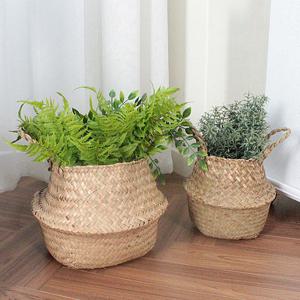 [샤이닝홈] 이너스 왕골 해초 라탄바구니 3호