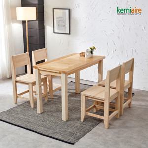 케미에르 오델로 4인용 원목식탁세트 KFZ-401