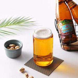 티도요 비어캔 내열유리컵 350ml