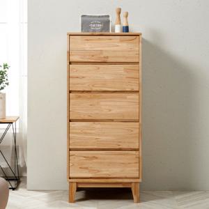 마로니 참죽원목 케린 5단서랍장 600