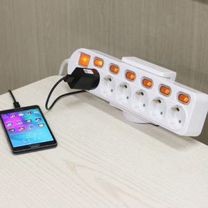 아이정 멀티탭 거치대 클램프 전선정리 85mm 멀티플러그 고정 정리