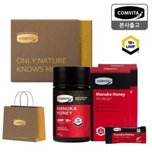 콤비타 UMF18+ 마누카꿀 250g + 5+ 사셰 14개입 세트 +쇼핑백