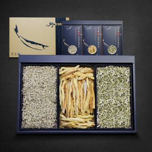 청나래 멸치 고급 C선물세트(지리500g+황태채300g+가이리500g)